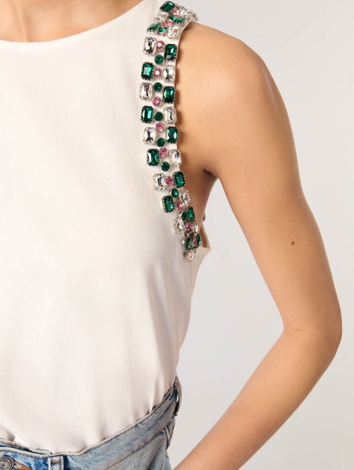 Strass-Tanktop