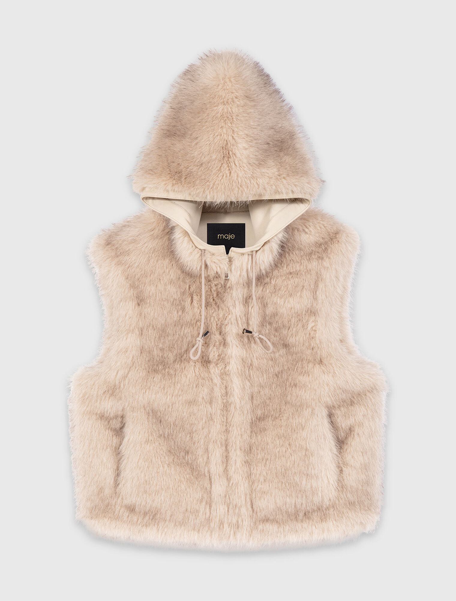 Kurzer Kunstpelzblouson