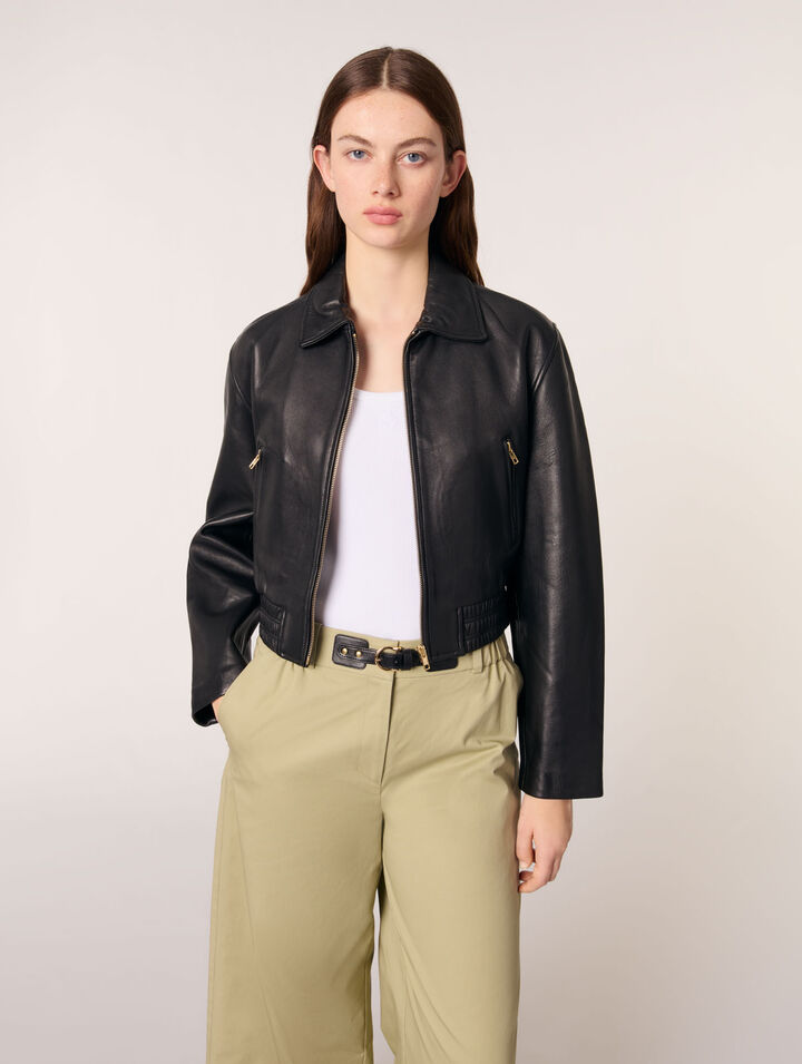 Lederblouson