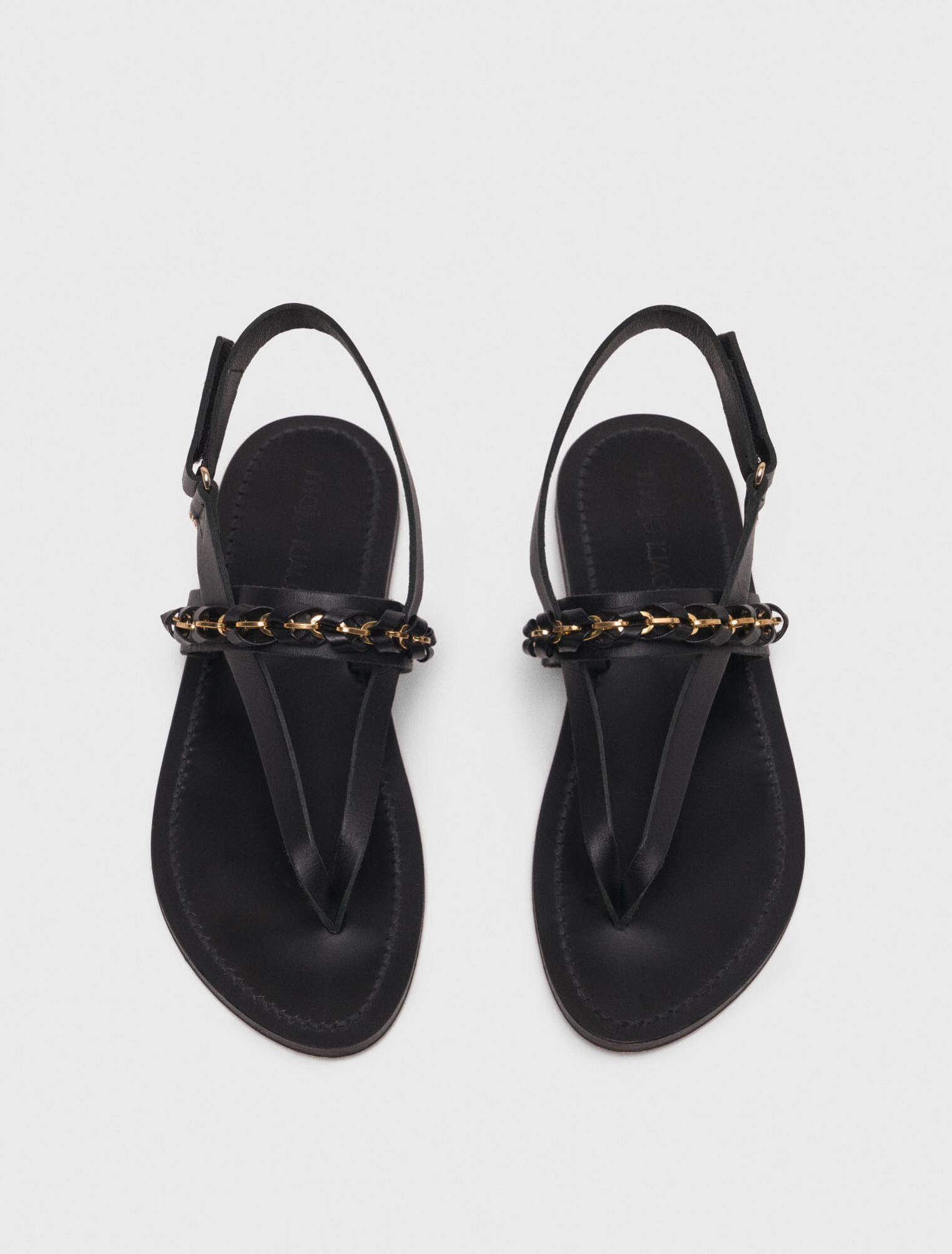 Flache Ledersandalen K.Jacques
