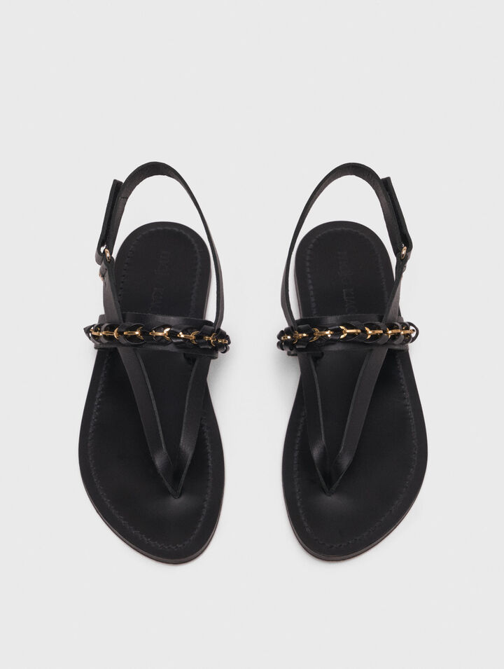 Flache Ledersandalen K.Jacques