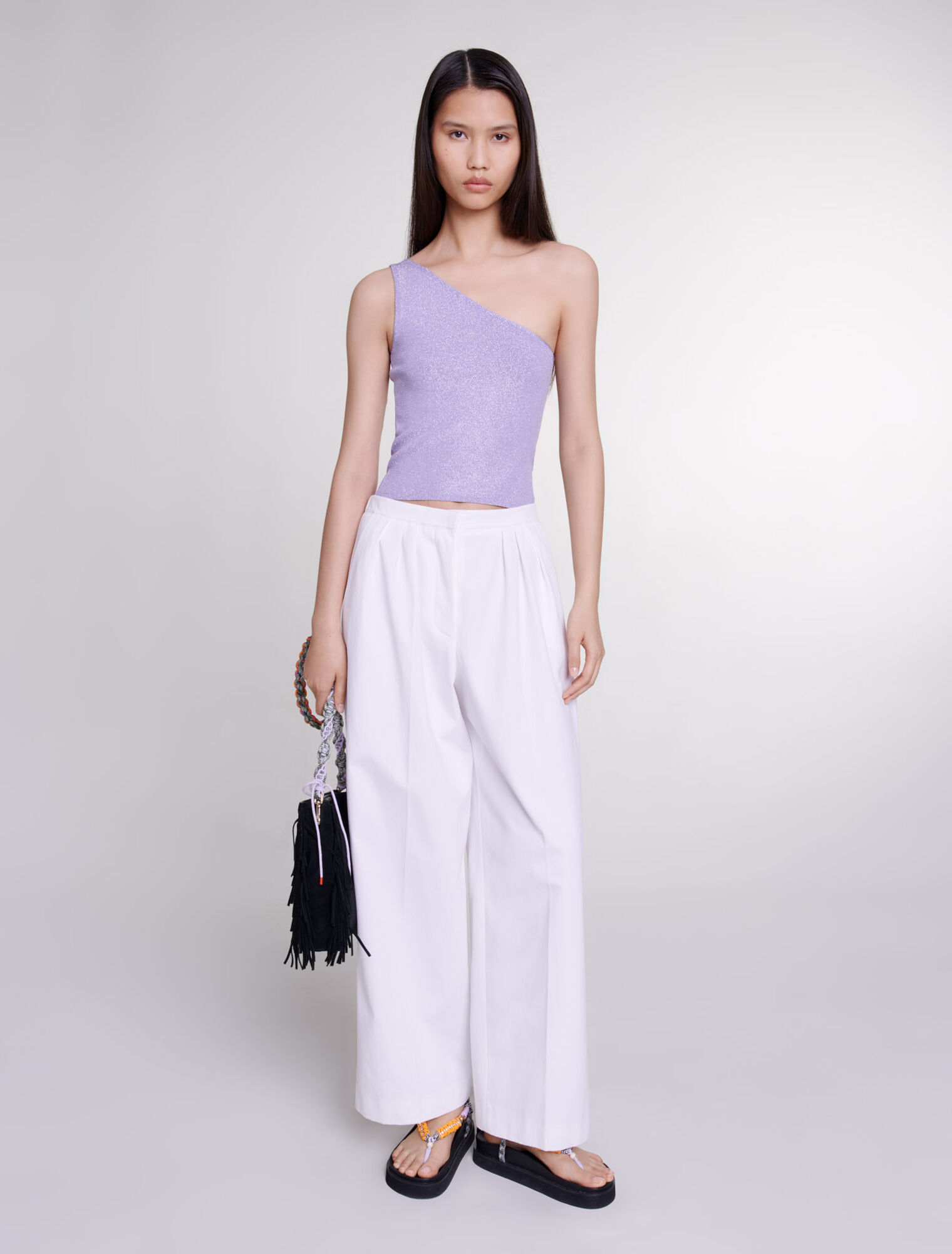 Asymmetrisches Metallic-Top