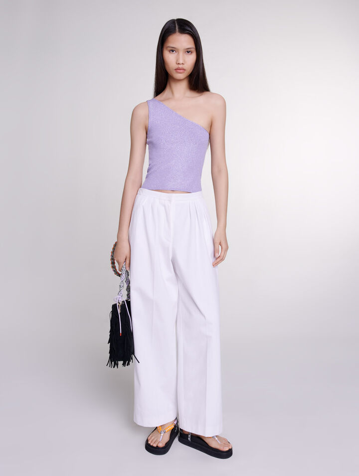 Asymmetrisches Metallic-Top