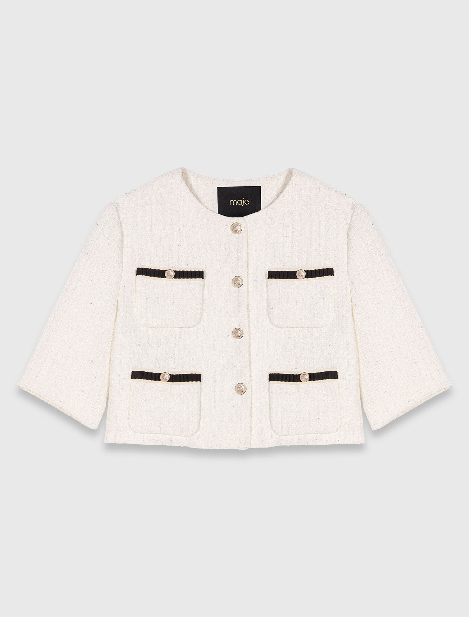 Kurze Tweed-Jacke