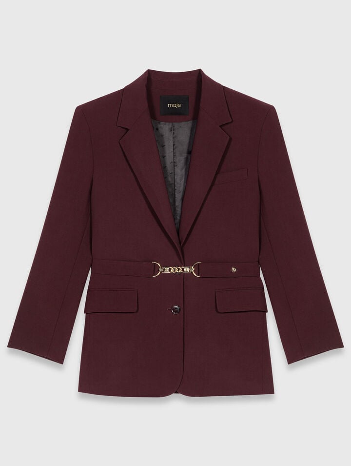 Kostümjacke mit Gürtel