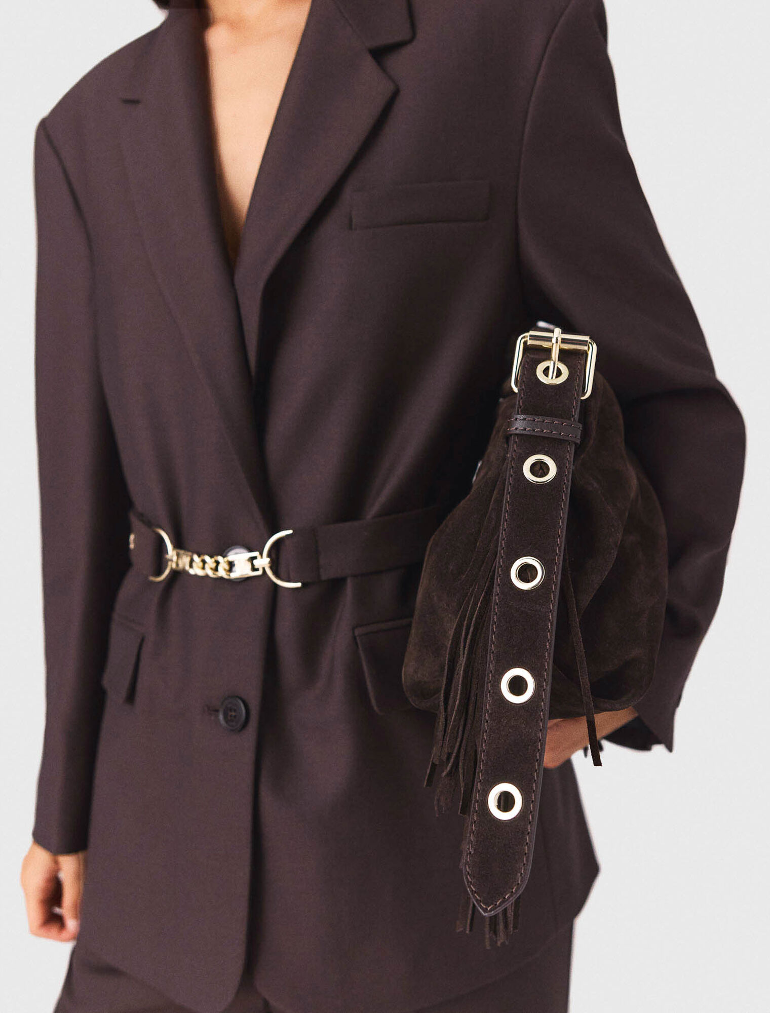 Kostümjacke mit Gürtel