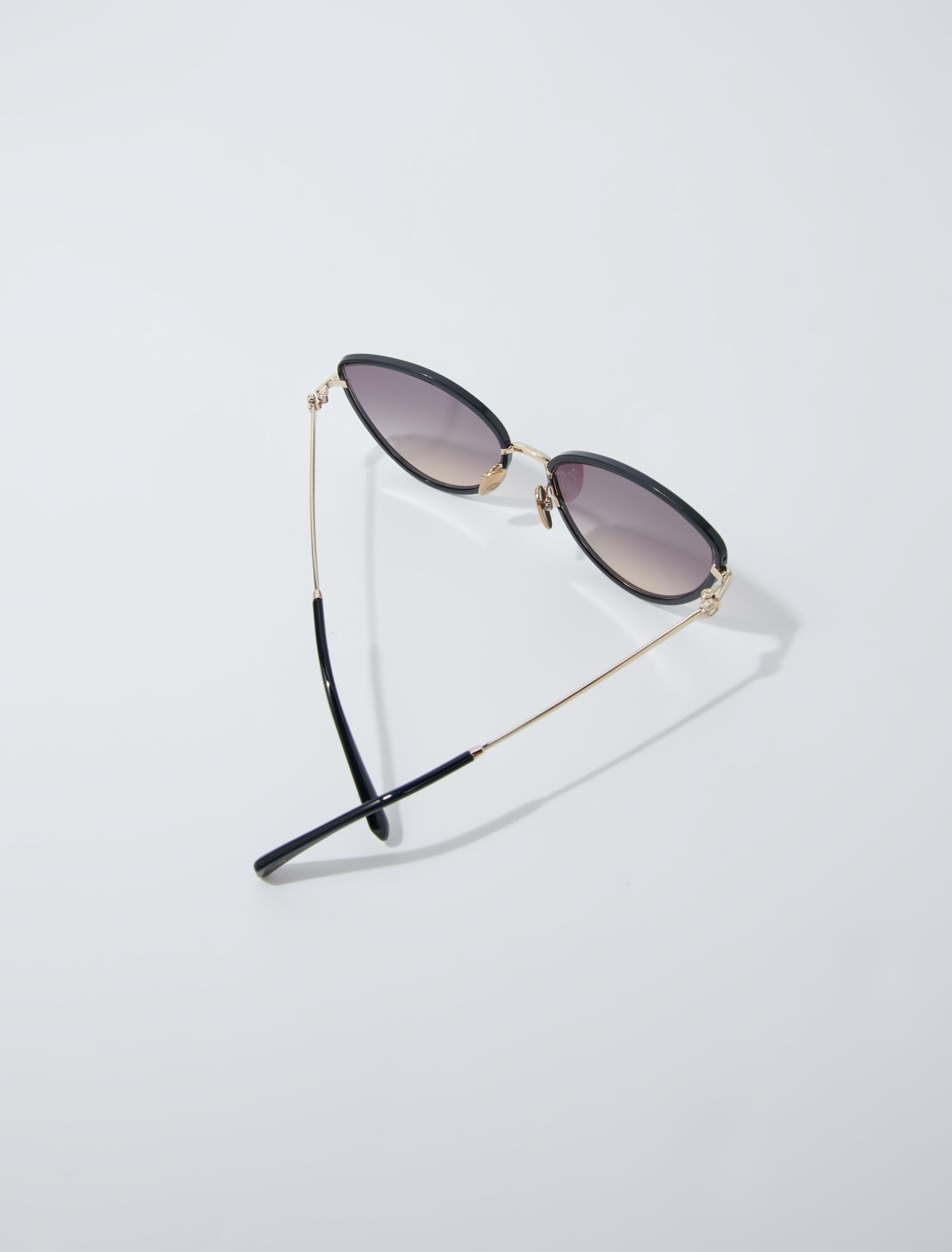 Cat-Eye-Sonnenbrille aus Metall