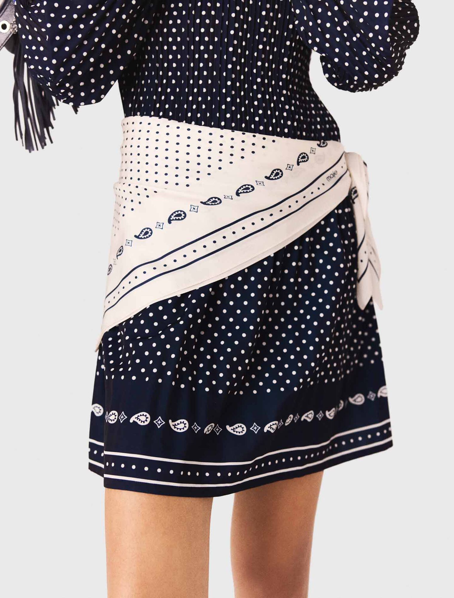 Bedrucktes Seidentuch 90x90