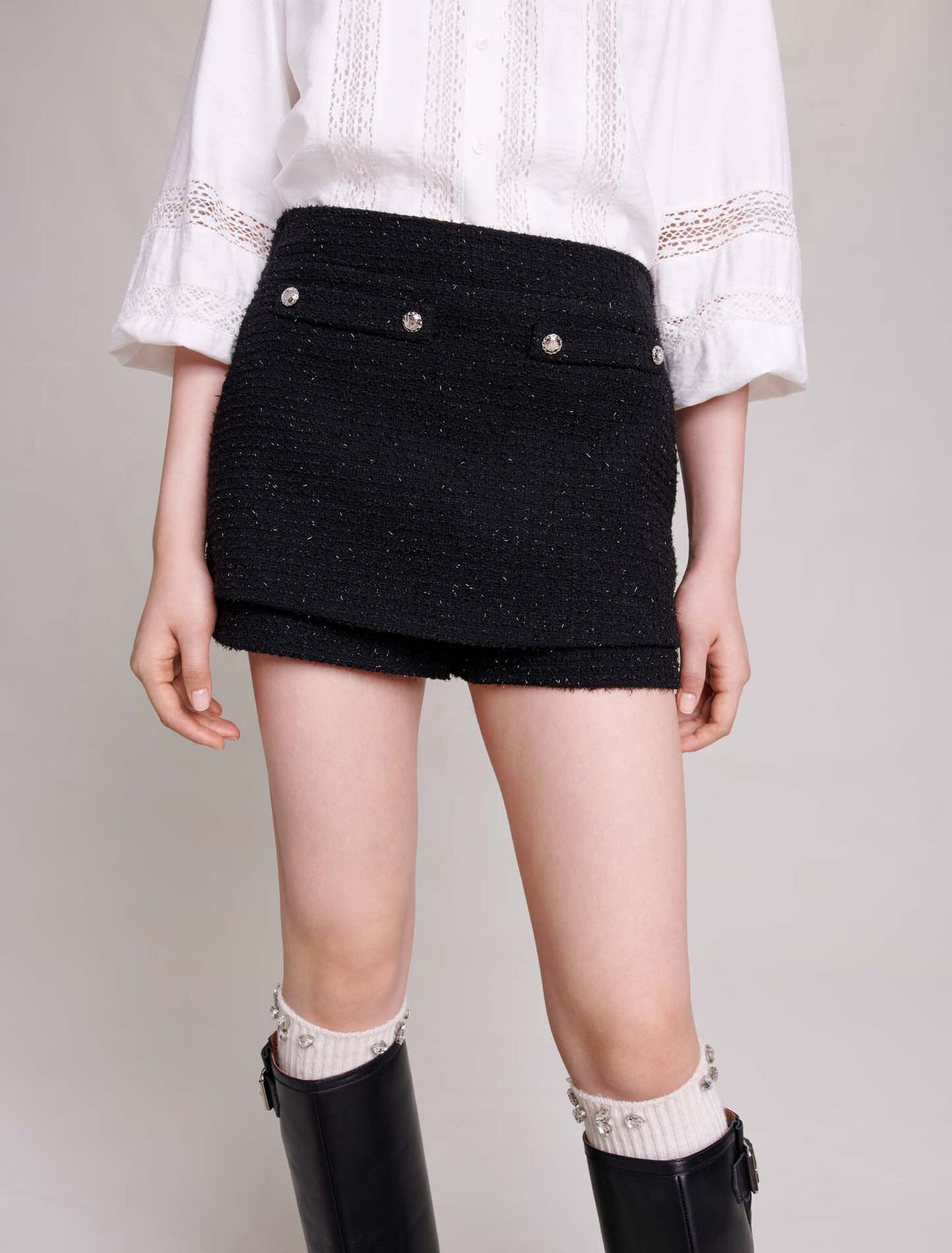 Tweed-Shorts