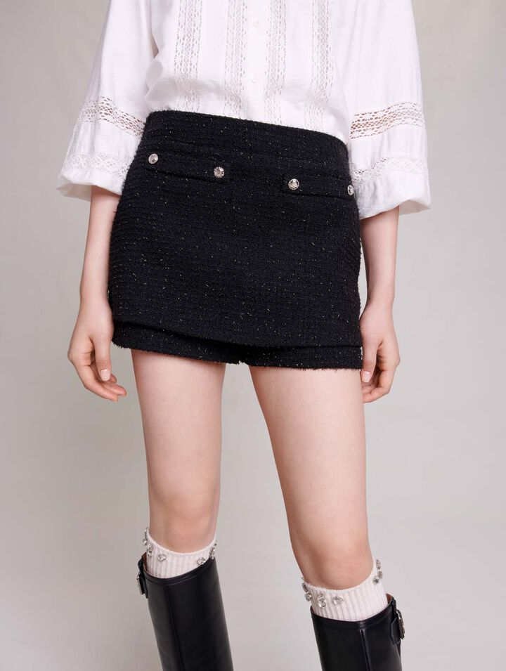 Tweed-Shorts