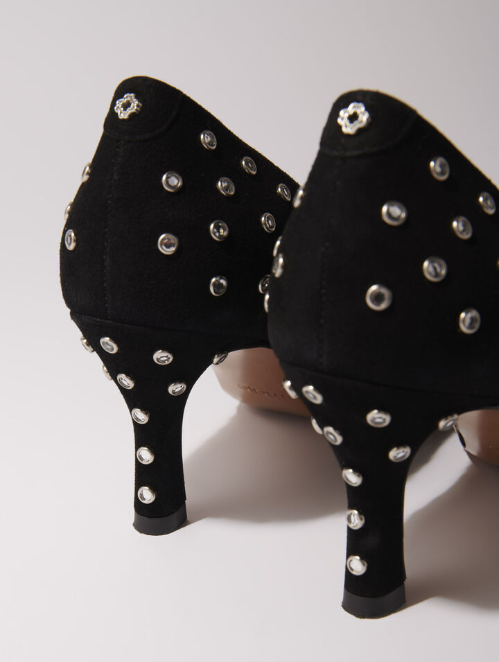 Spitze Strass-Pumps