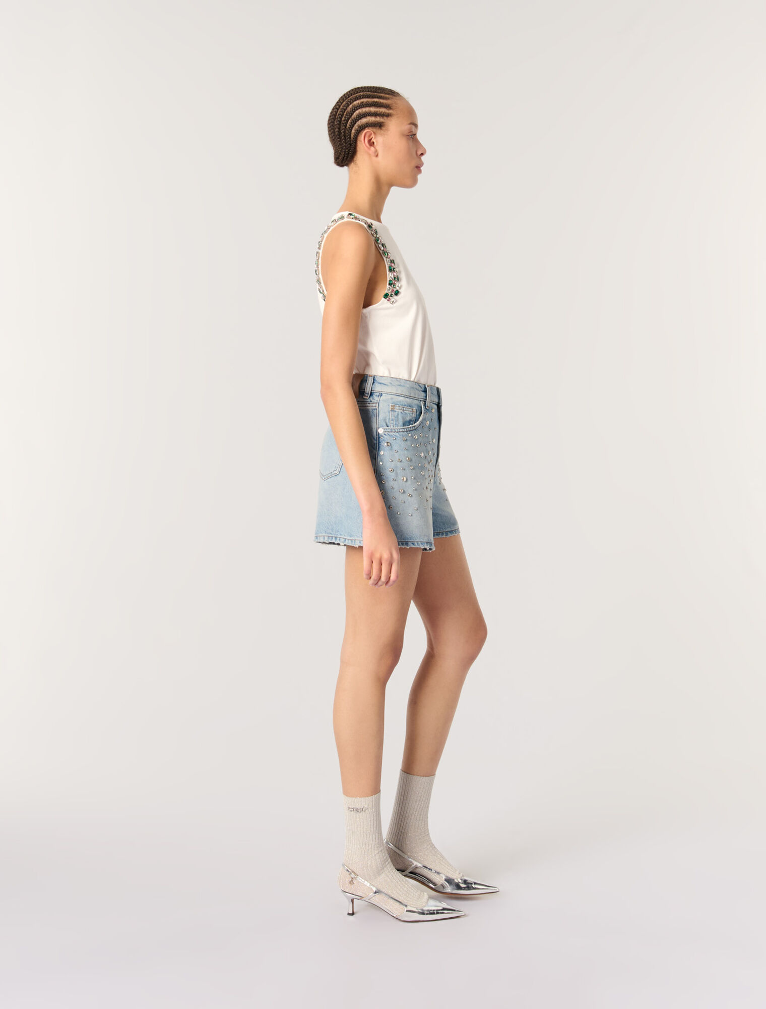 Lurex-Socken