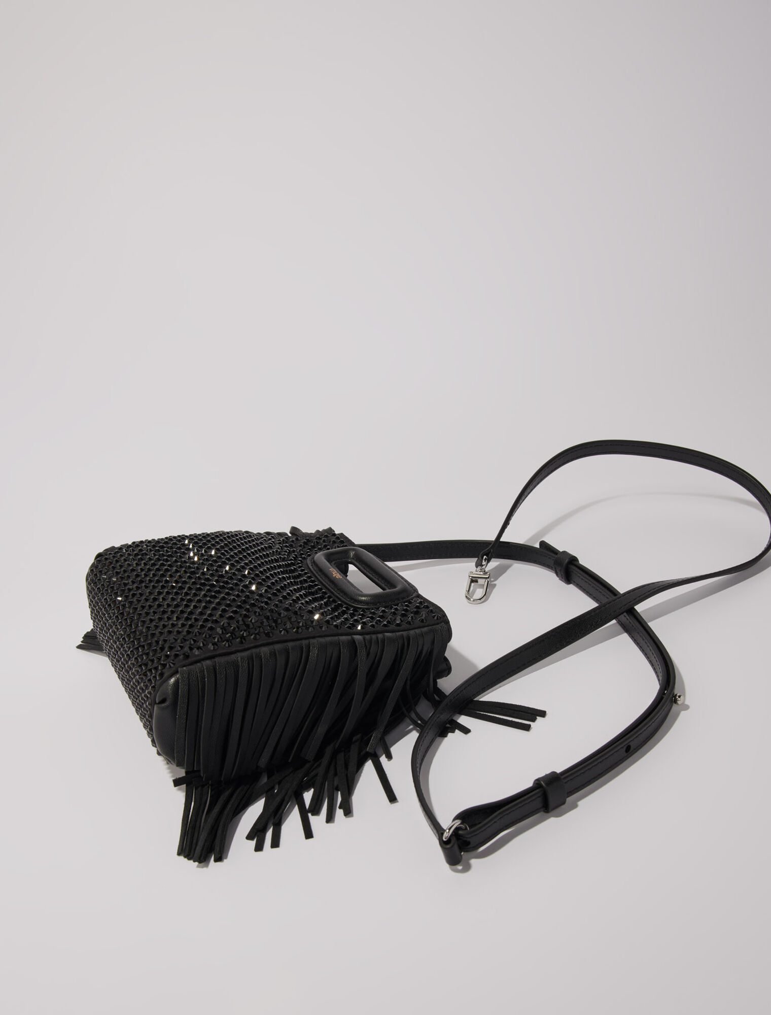 Mini M-Tasche mit Strass