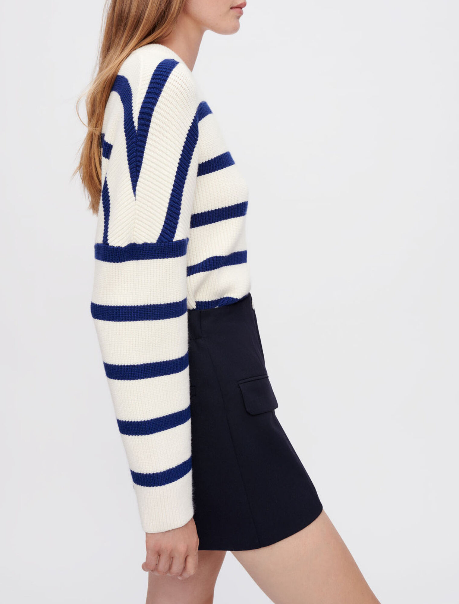 Shorts mit hoher Taille