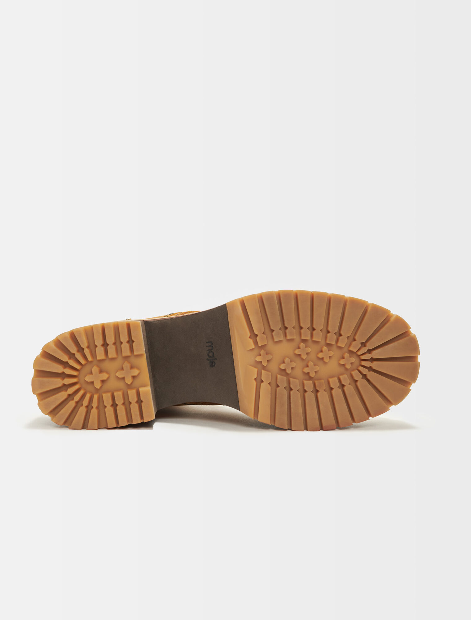 Lederstiefel mit Absatz
