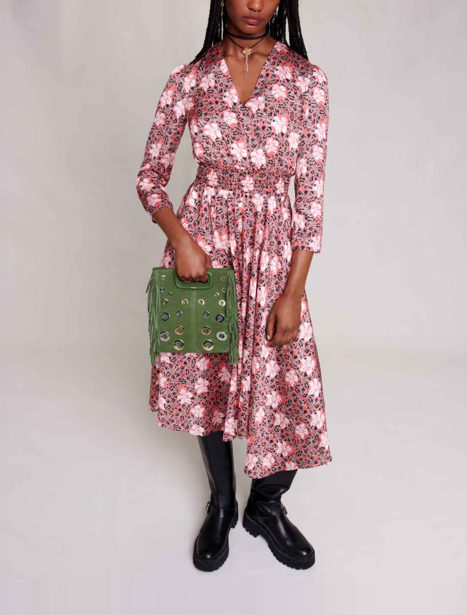 florales Maxikleid