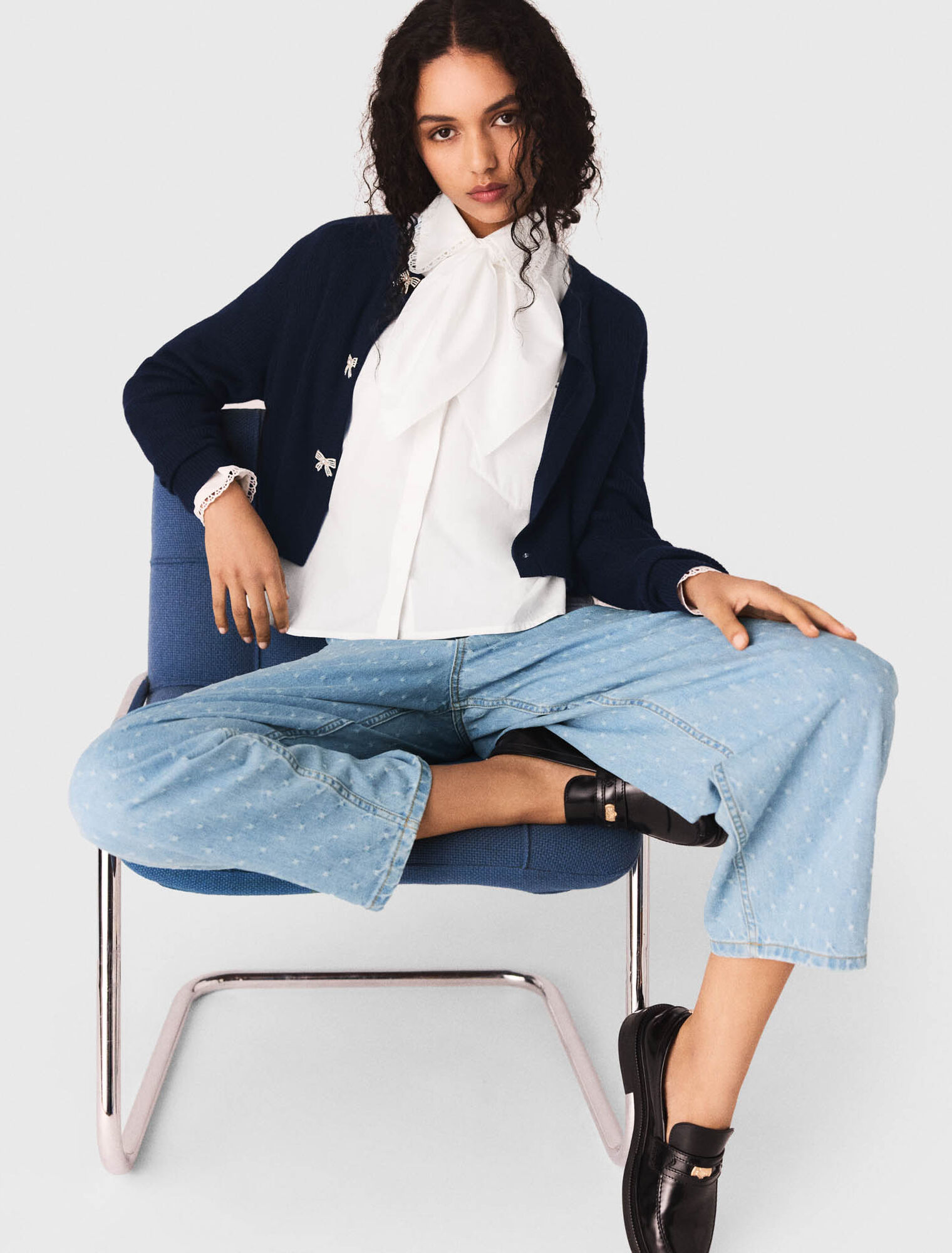 Cardigan mit Schmuckknotenkn&ouml;pfen