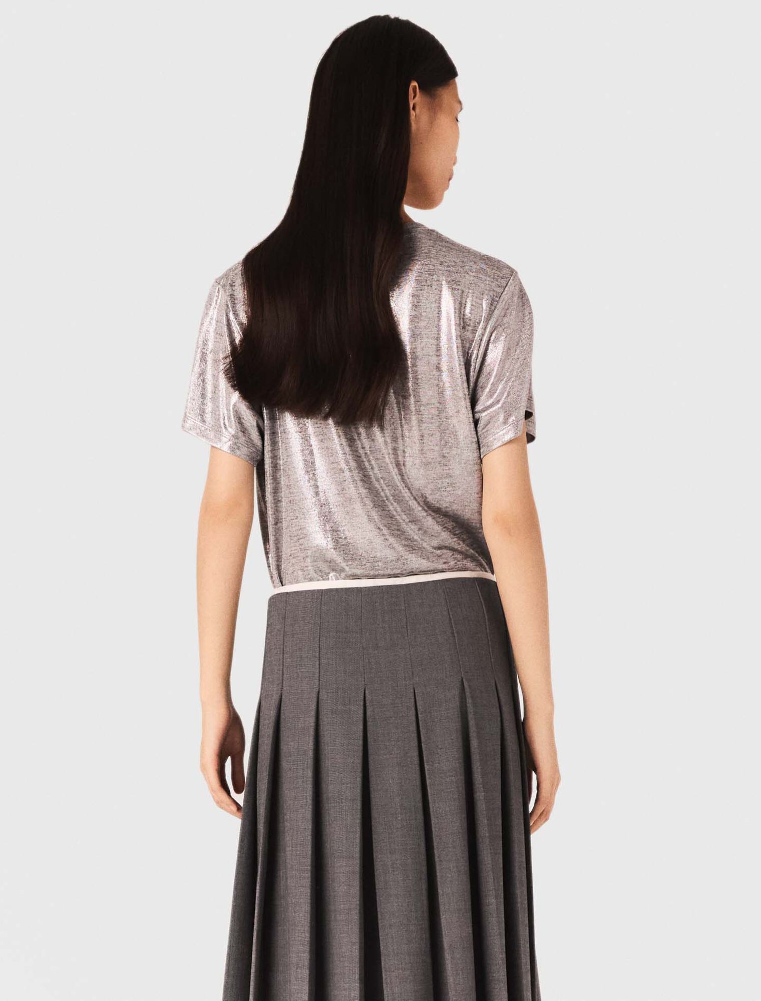 T-Shirt aus Lamé