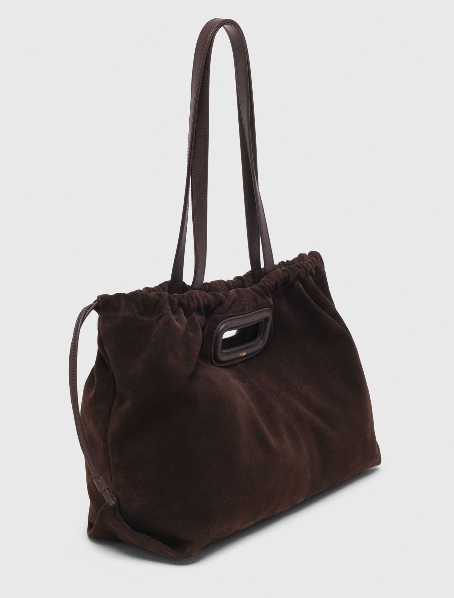 M Tote-Bag aus Wildleder