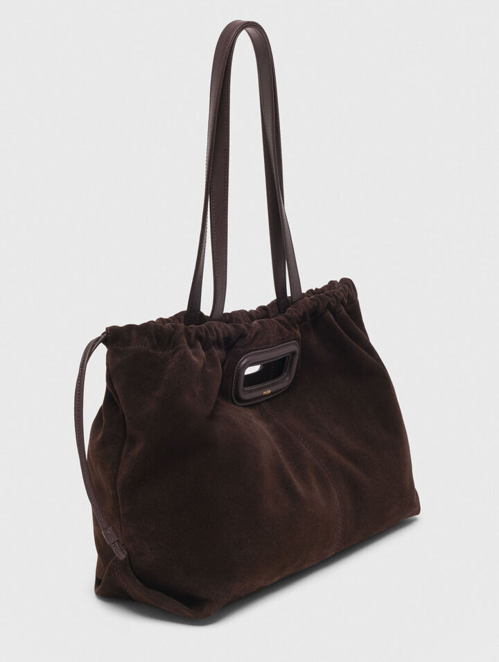 M Tote-Bag aus Wildleder