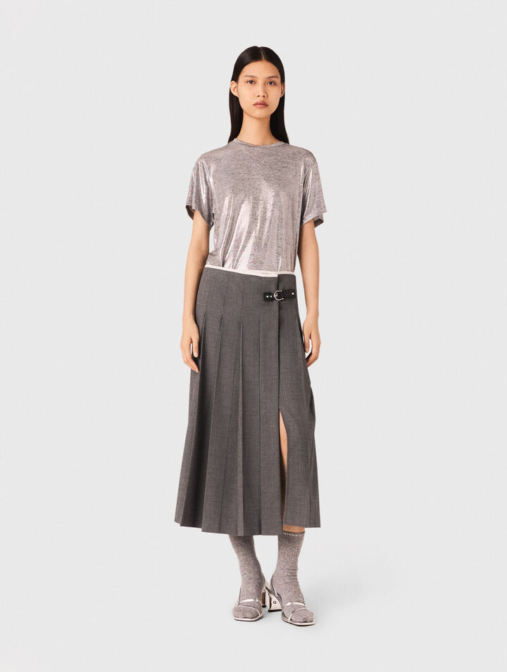T-Shirt aus Lamé