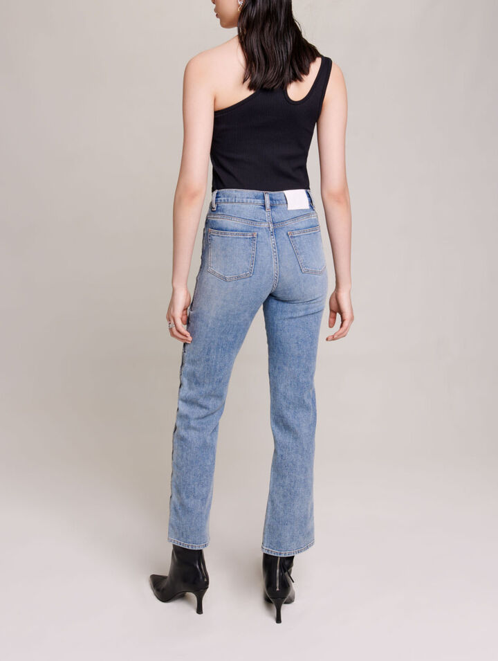 Jeans mit geradem Bein