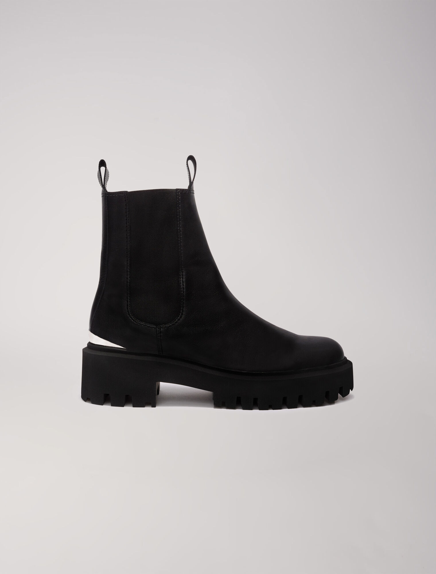 Chelsea-Stiefeletten mit Plateau