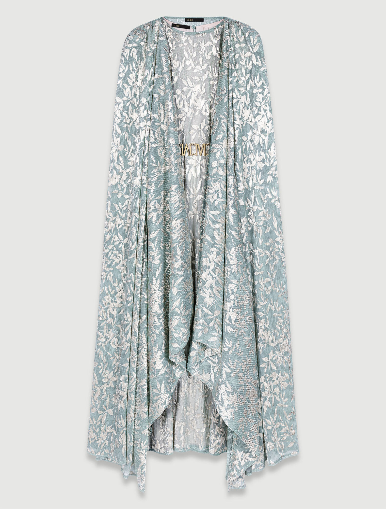 Langes Cape-Kleid