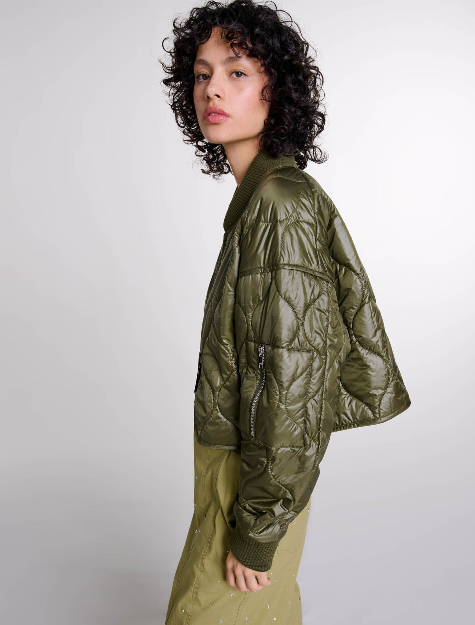 Kurze Steppjacke