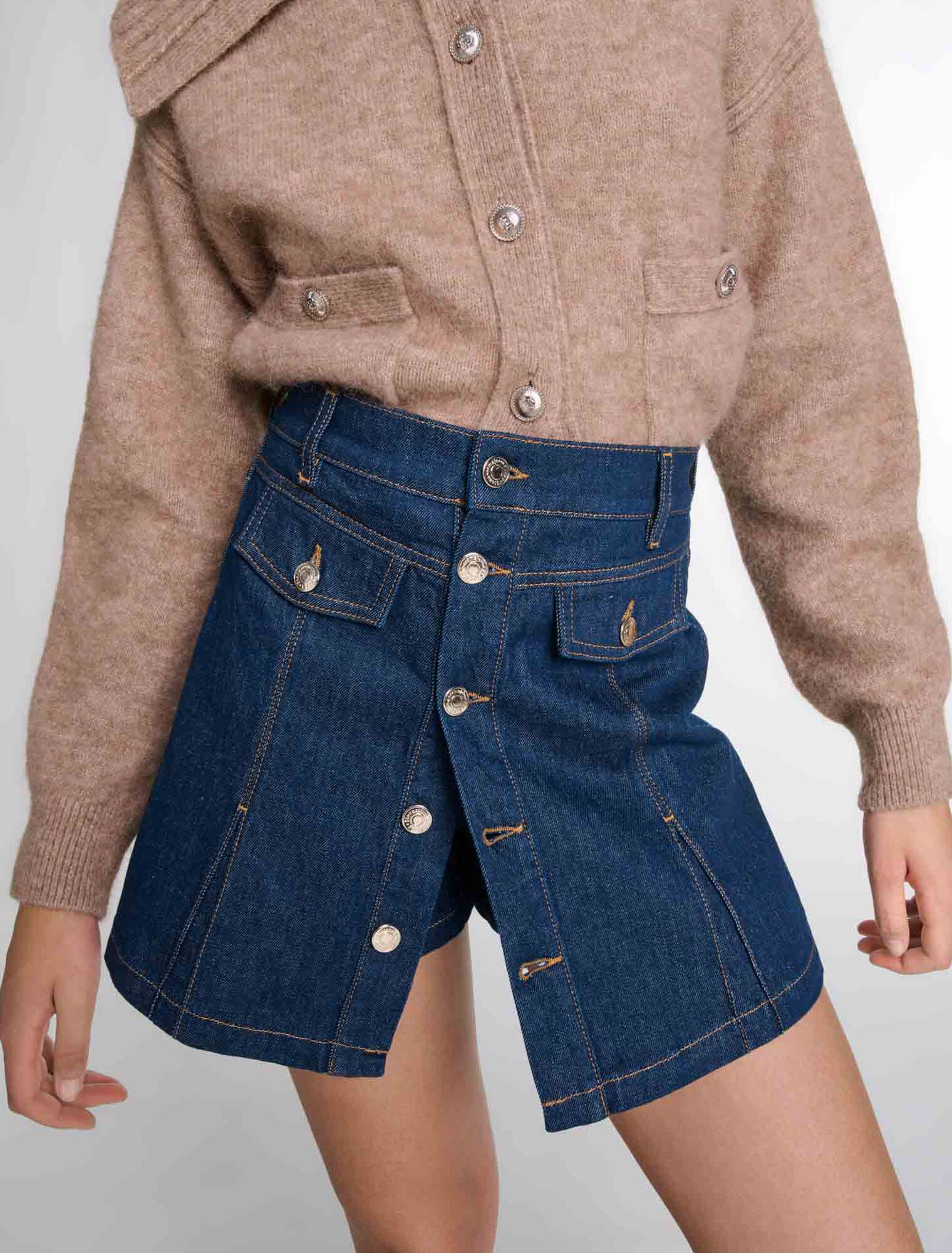 Trompe-l'Œil-Denimshorts