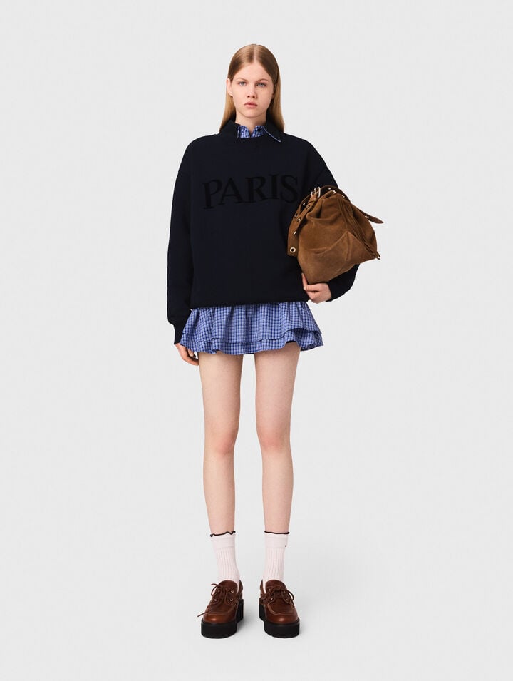 Sweatshirt mit Paris-Logo
