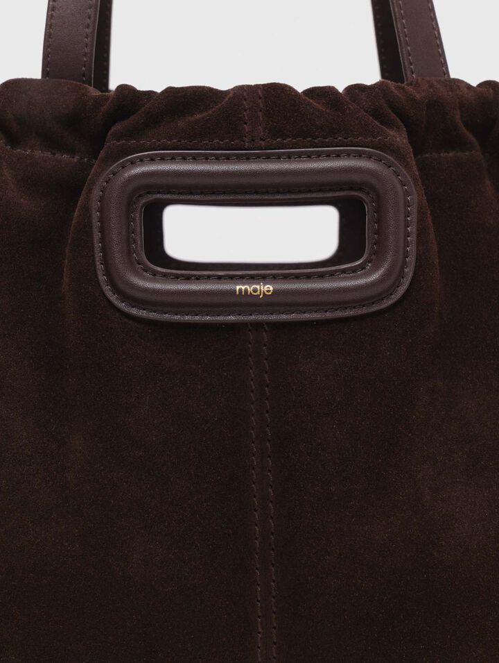 M Tote-Bag aus Wildleder