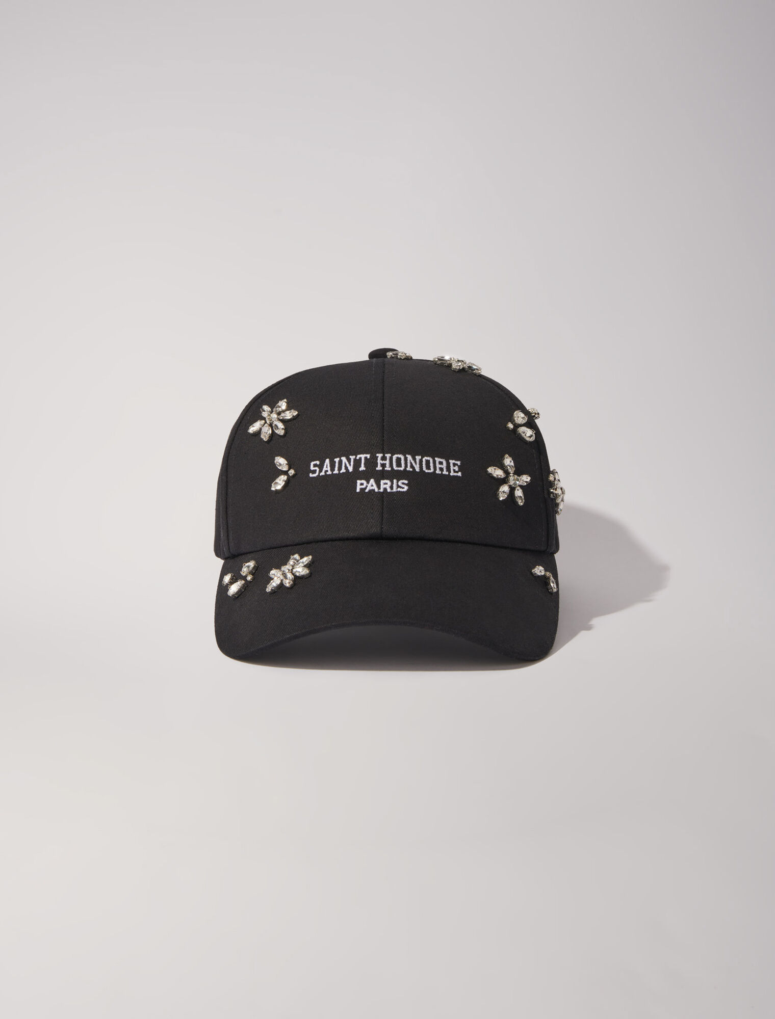 Cap aus Baumwolle mit Strass