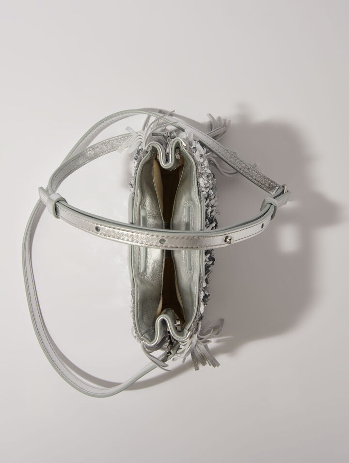 Mini M-Tasche mit Pailletten