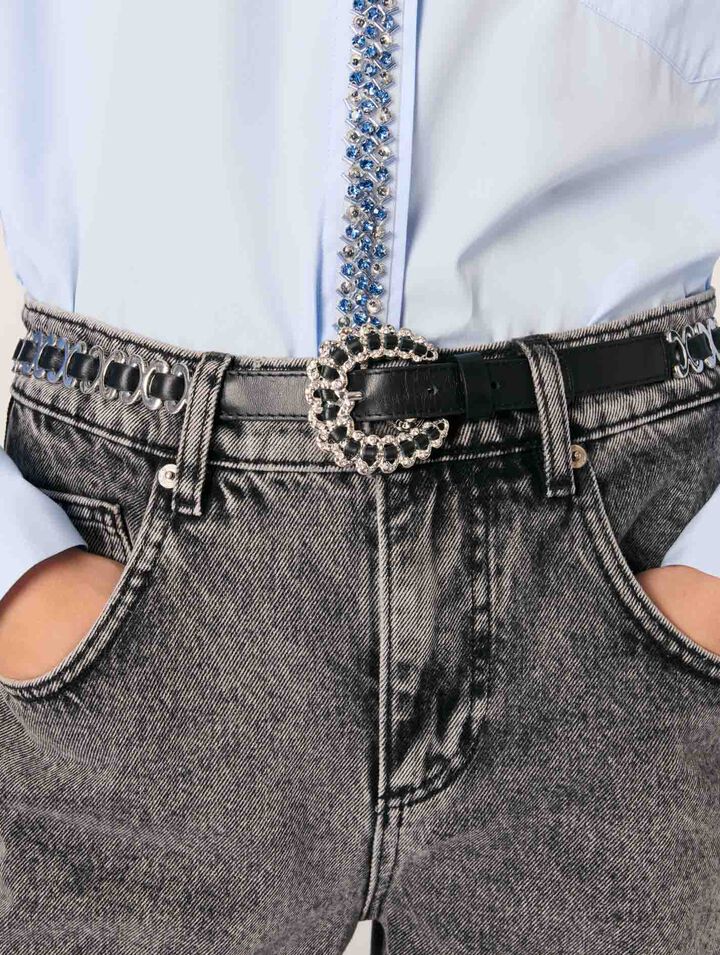 Gürtel Kette mit Schmuckschnalle