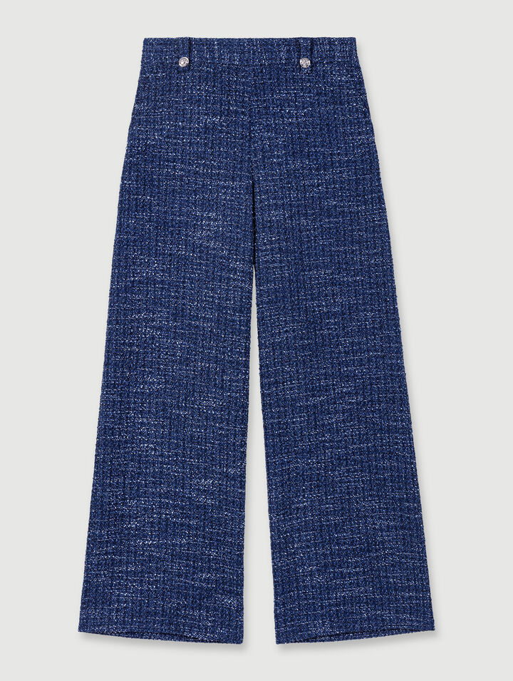 Weite Tweedhose