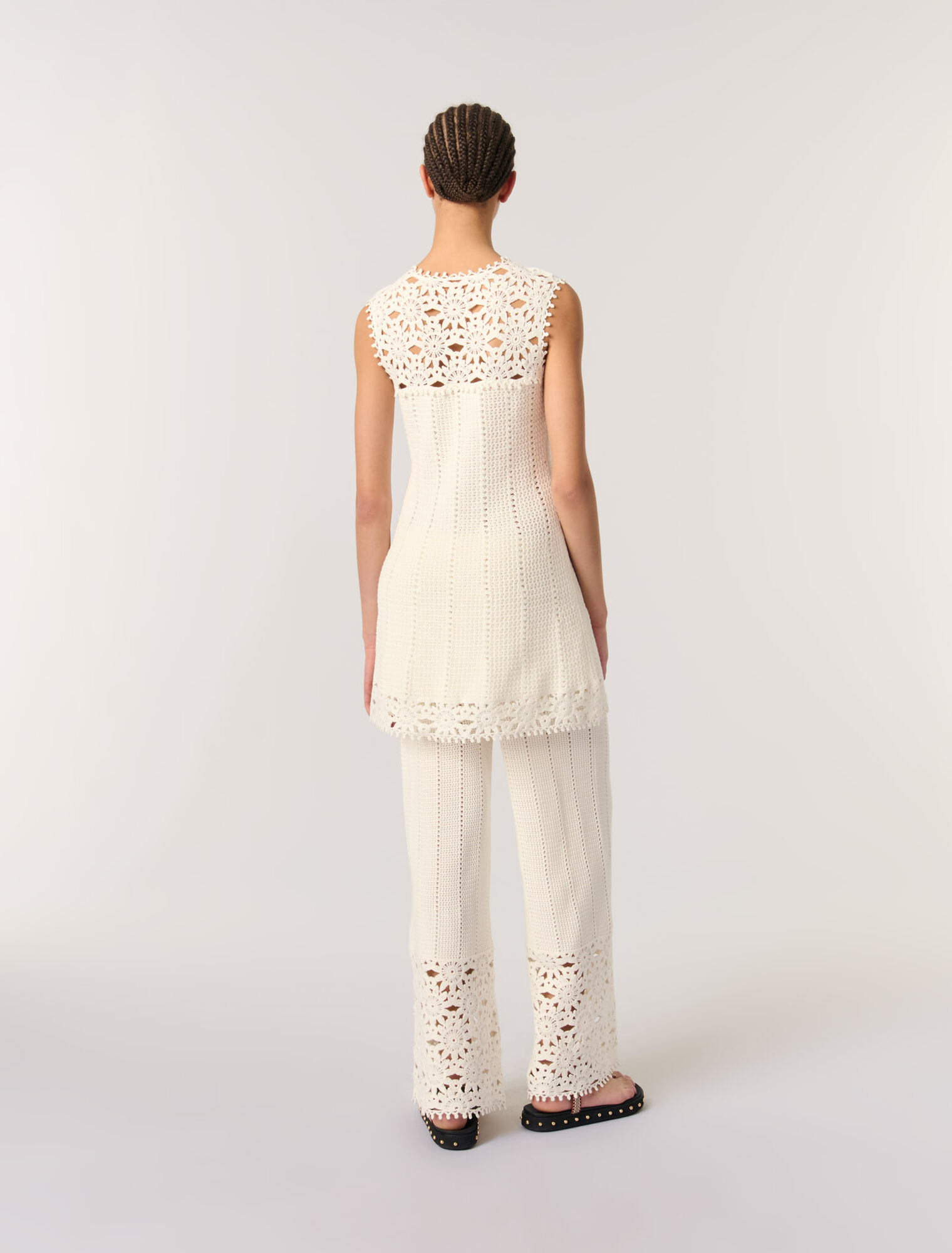 Kurzes Häkelkleid