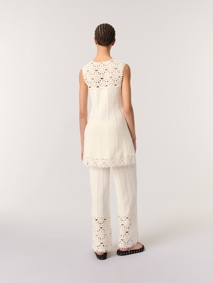 Kurzes Häkelkleid