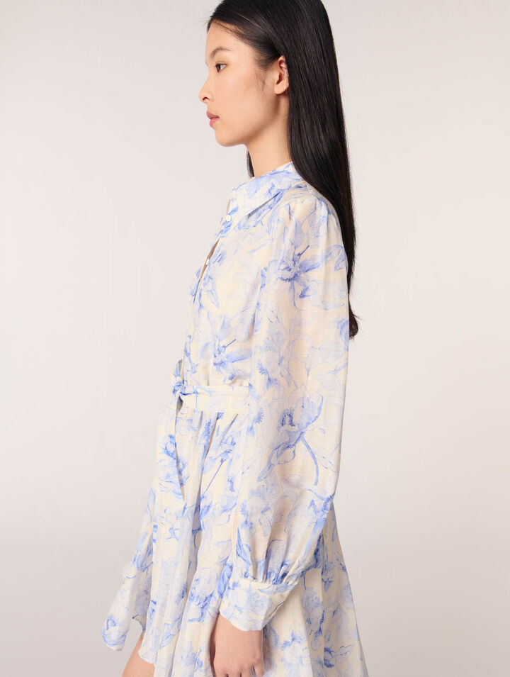 Hemdkleid mit Print