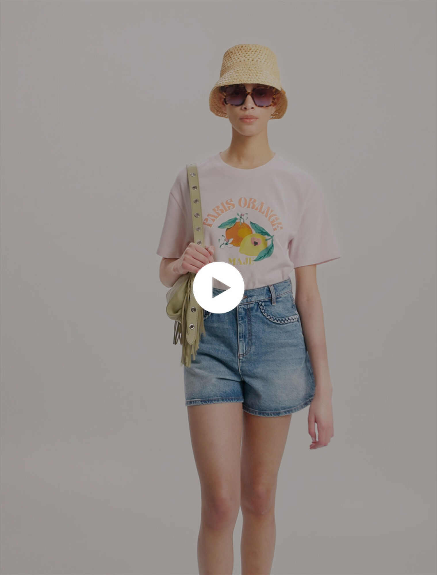 Gemustertes T-Shirt