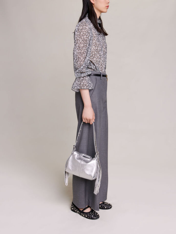 Bluse mit Blumen-Print