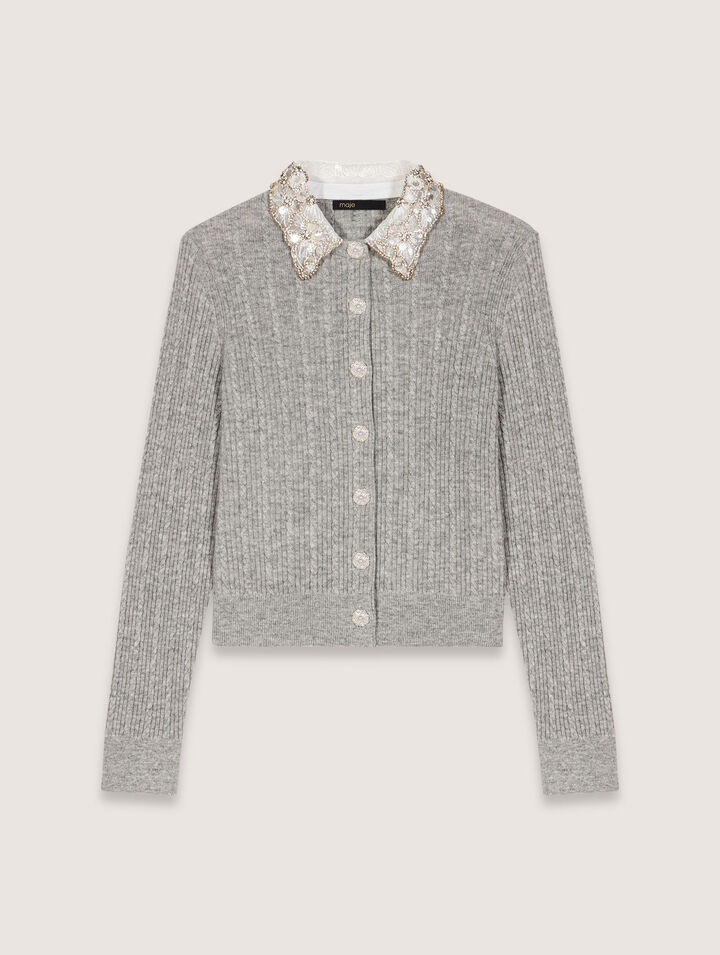 Cardigan mit abnehmbarem