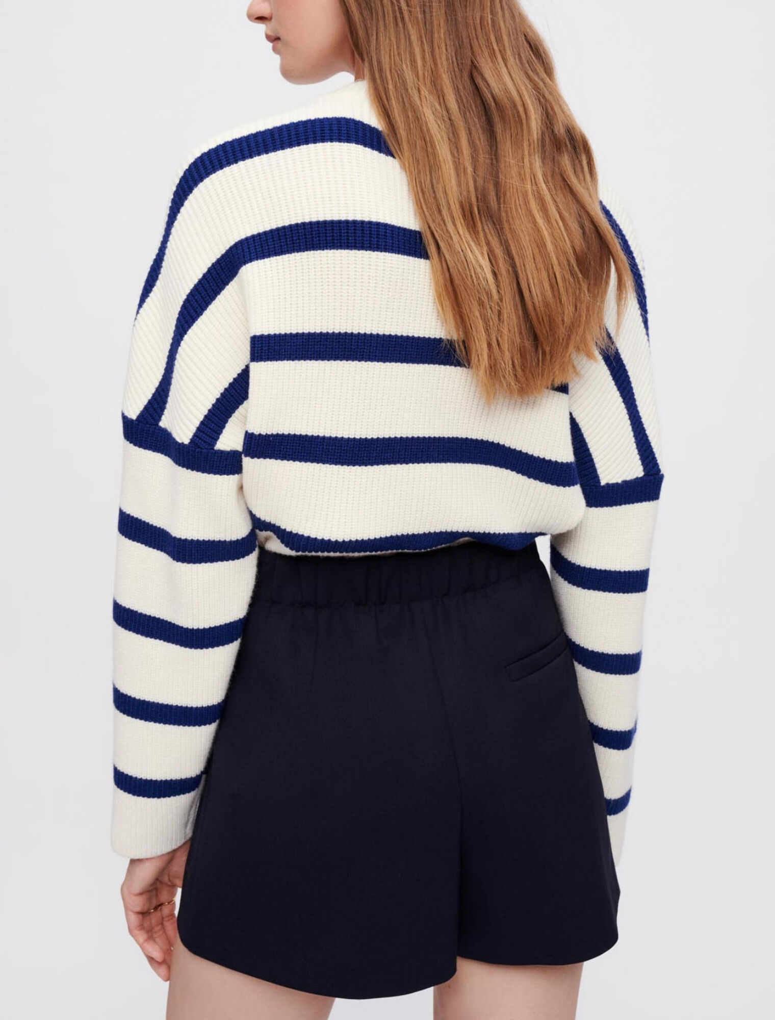 Shorts mit hoher Taille