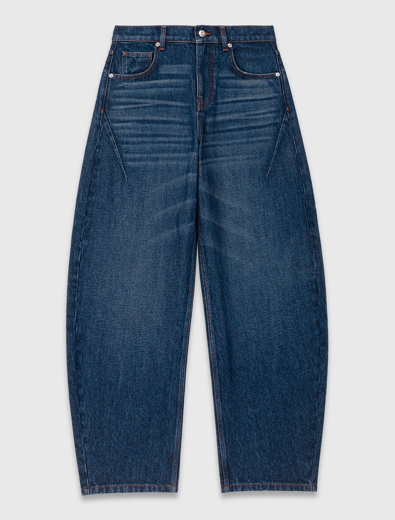 Balloon-Jeans mit Martingal