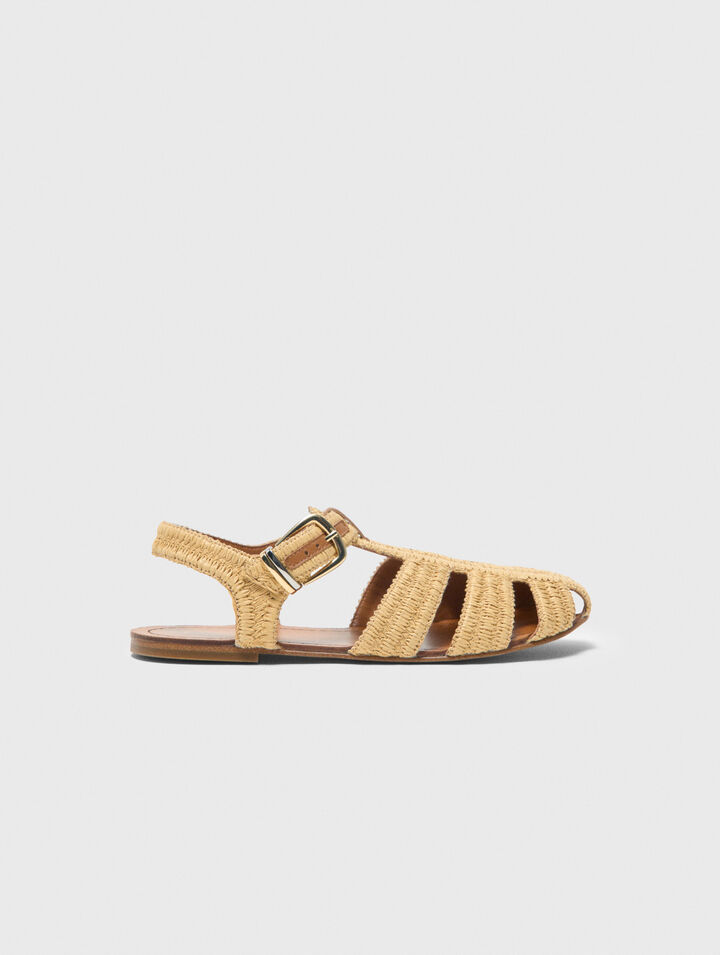 Sandalen mit flachem Riemen