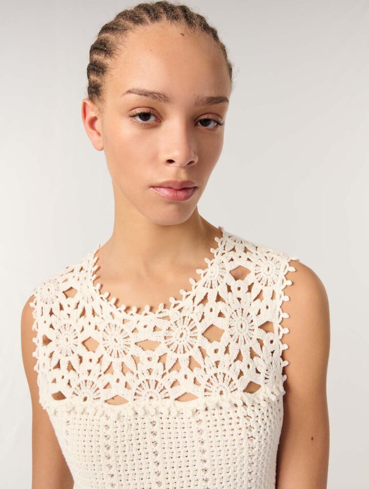 Kurzes Häkelkleid