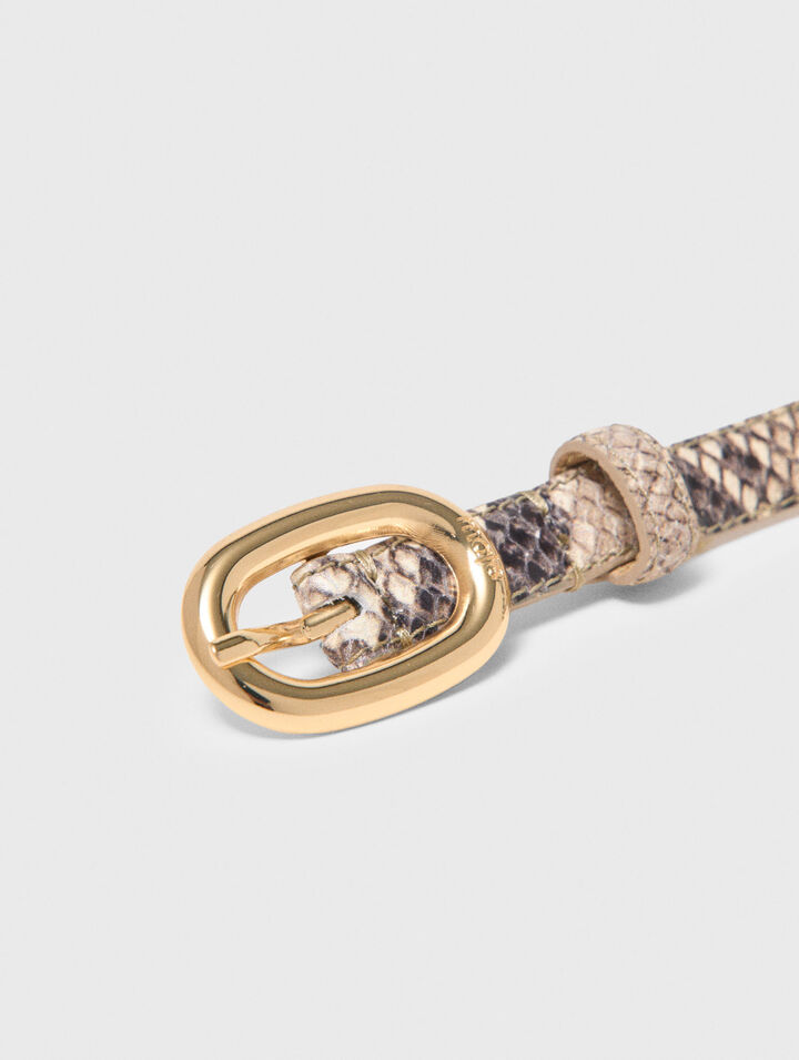 Schmaler G&uuml;rtel in Python-Optik