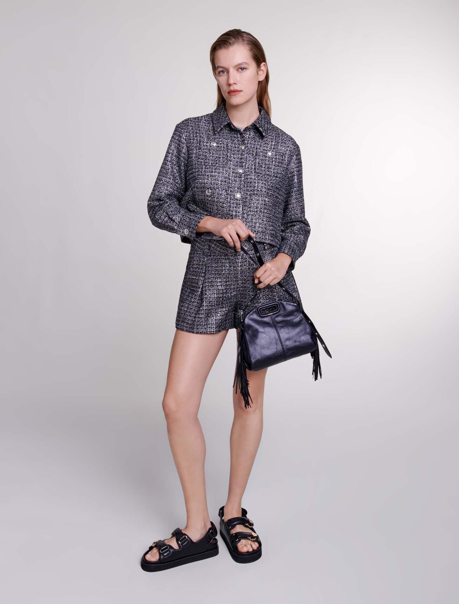 Tweed-Jacke