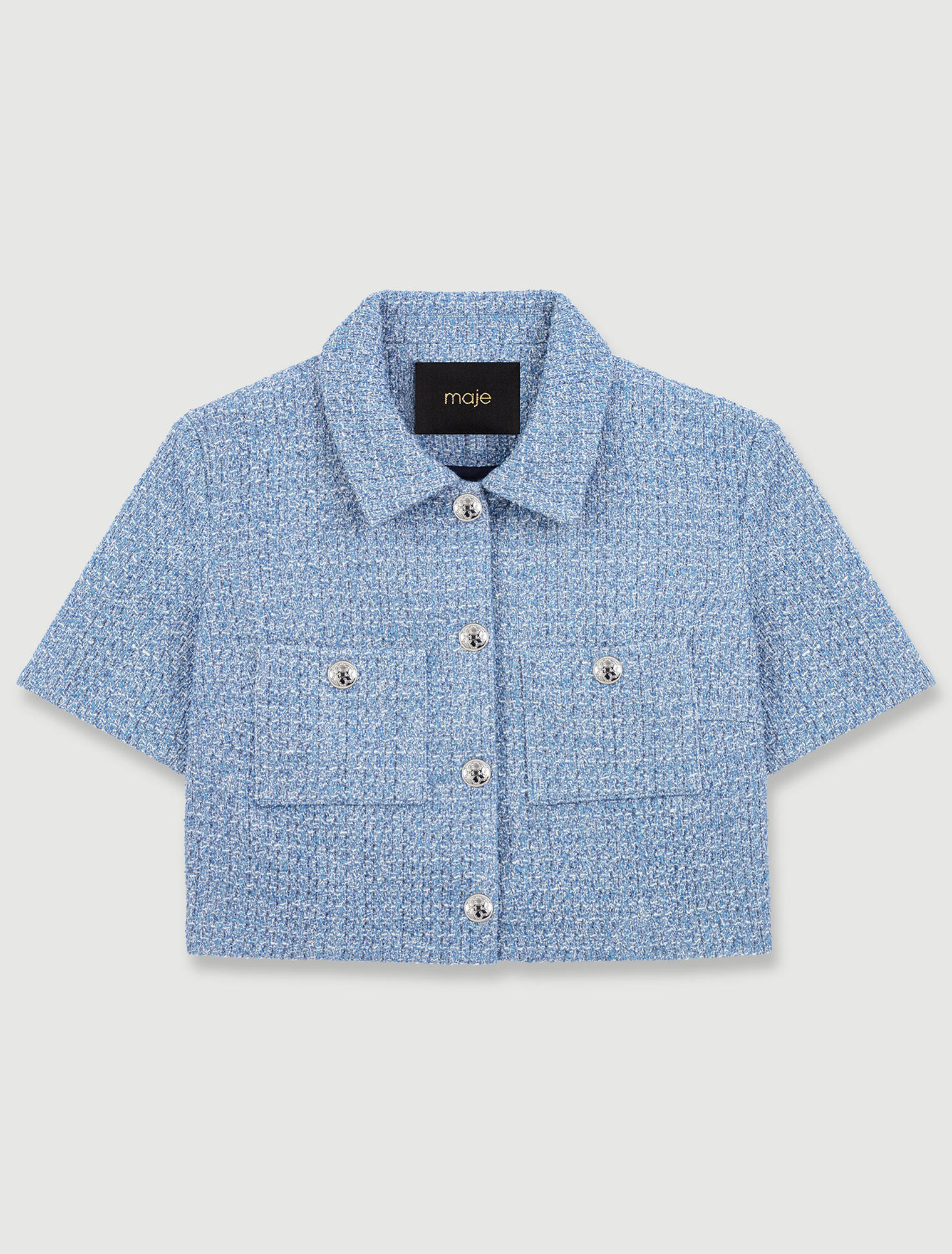 Oberteil aus Tweed