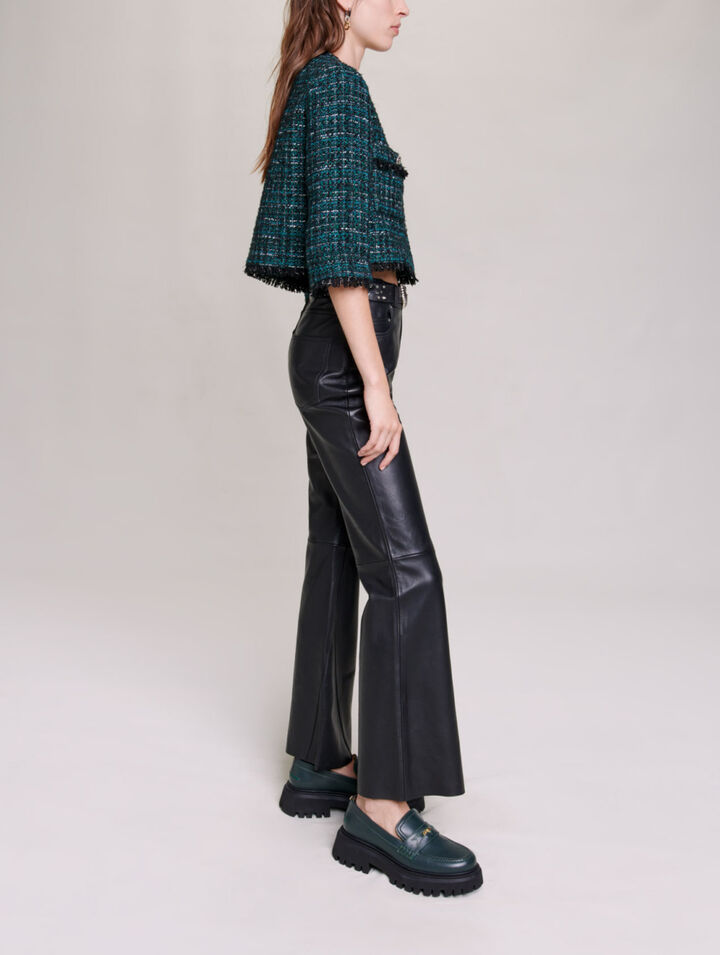 Kurze Tweed-Jacke